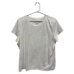 Chicos Short Sleeve Ultimate T Shirt Women Large Crewneck Pima Cotton Minimalist